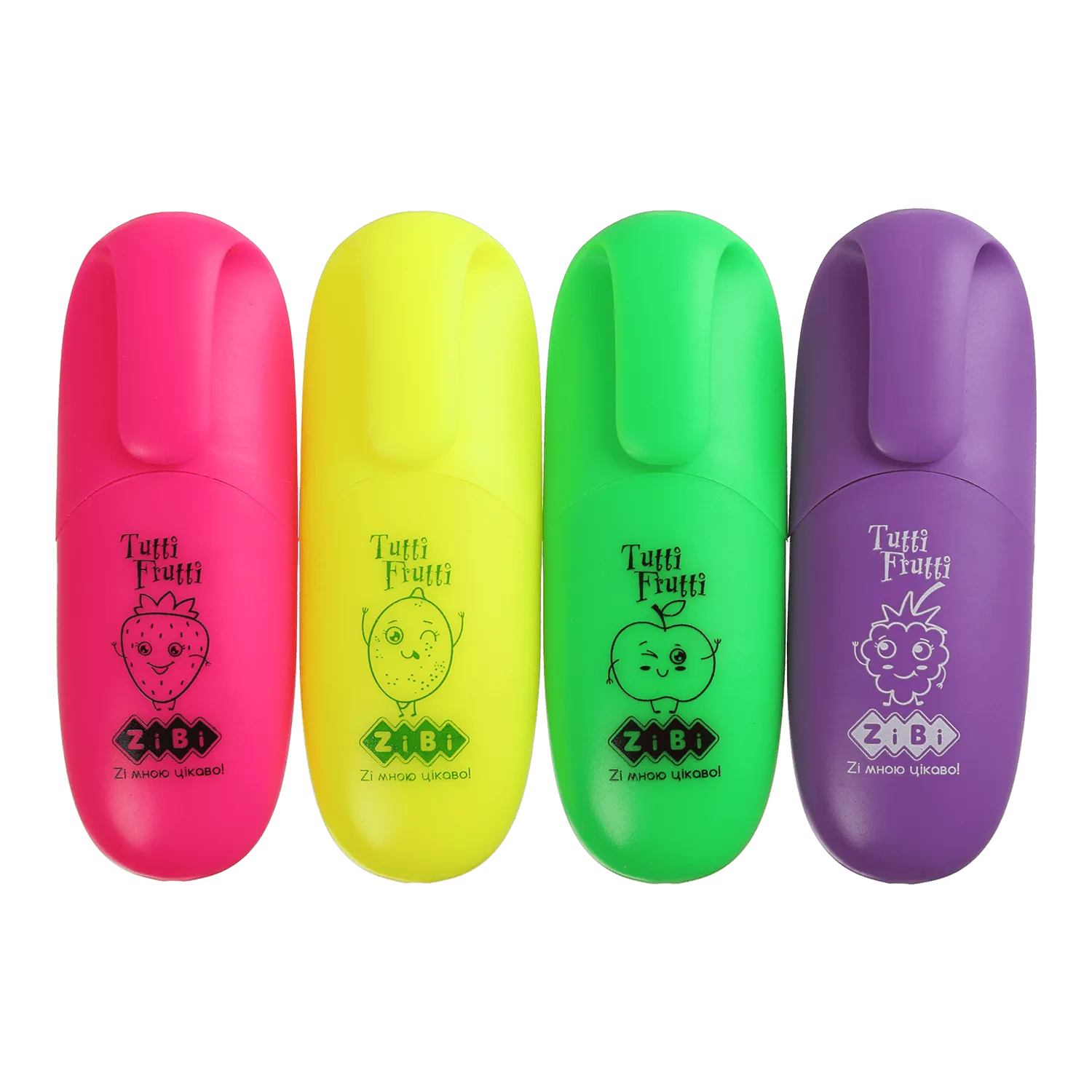 Набір з 4-x текст-маркерів Tutti - Frutti, з ароматизатором, Kids Line ZB.2702 1
