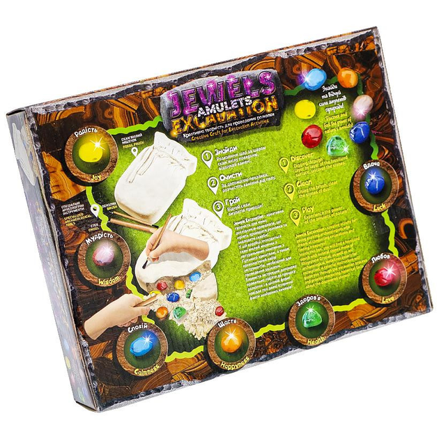 Набір для проведення розкопок "Jewels Amulets Excavation", камені, JAEX-01-01 1