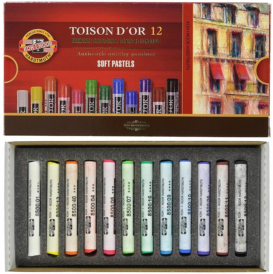Крейди кольорові 12 кол T.D`or 8512