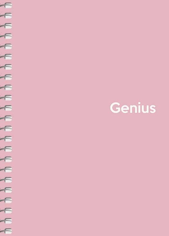 Блокнот А6 80 арк."Genius" кл., пластик (4627) 2