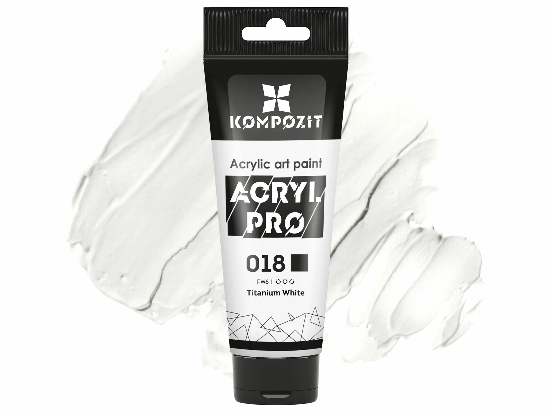 Краска акриловая ART Kompozit 018 белила титановые 0,075 л туба