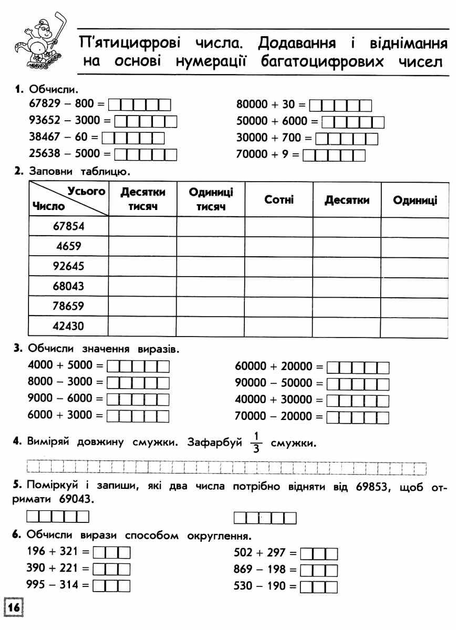 Прописи "Комплексний тренажер. Математика. 4 клас" За новою програмою (у) (0550) 1
