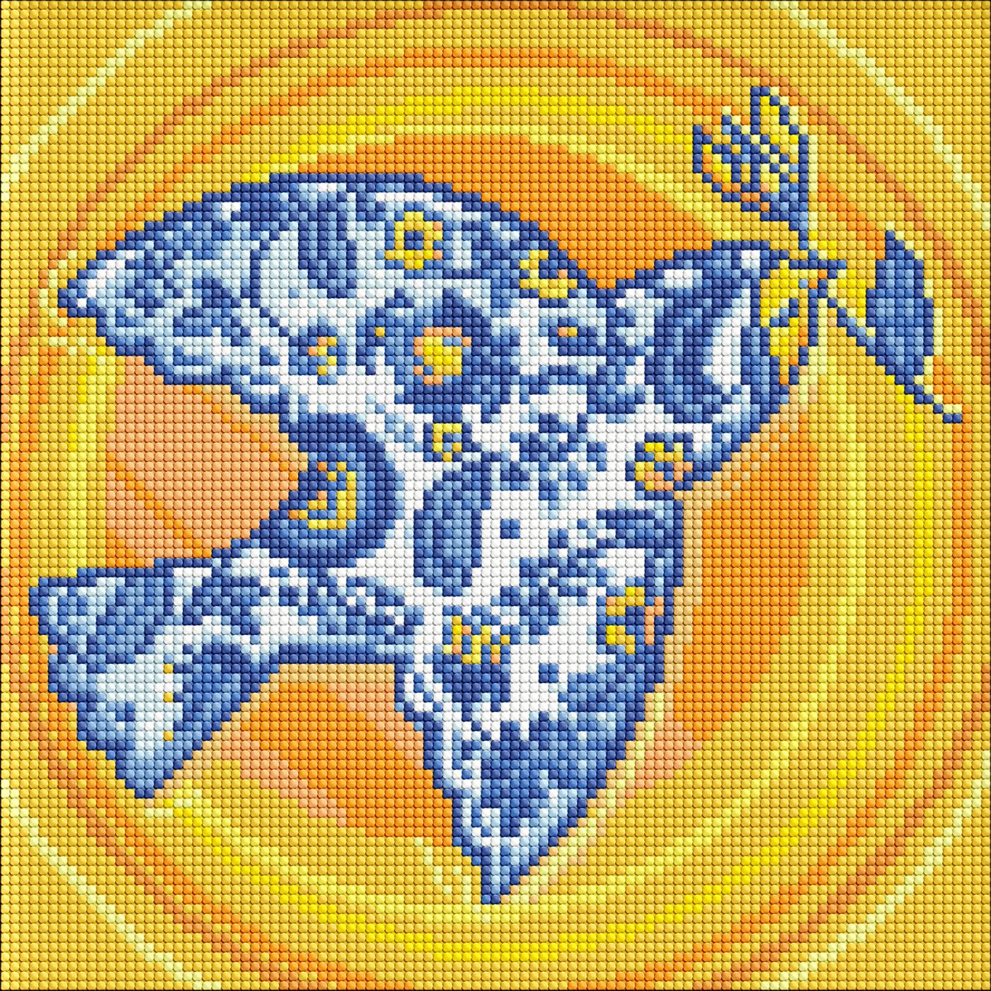 Алмазная мозаика "Свободная птичка" 30*30 см, AMO7557 "Идейка"