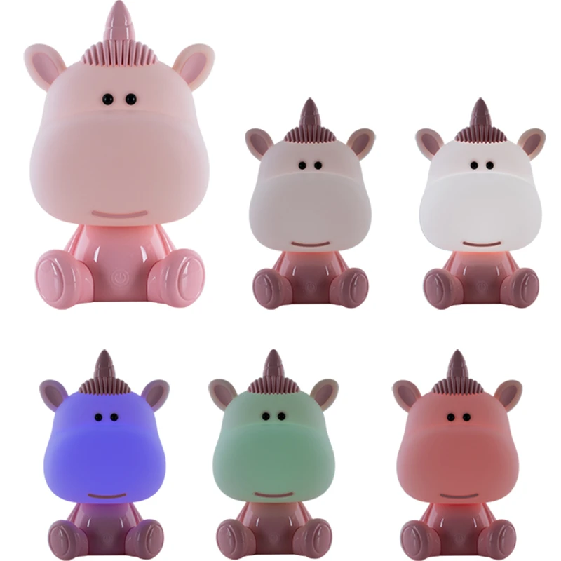Світильник-нічник LED з акумулятором Unicorn, рожевий, K24-491-1-2 4