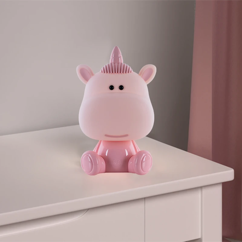 Світильник-нічник LED з акумулятором Unicorn, рожевий, K24-491-1-2 5