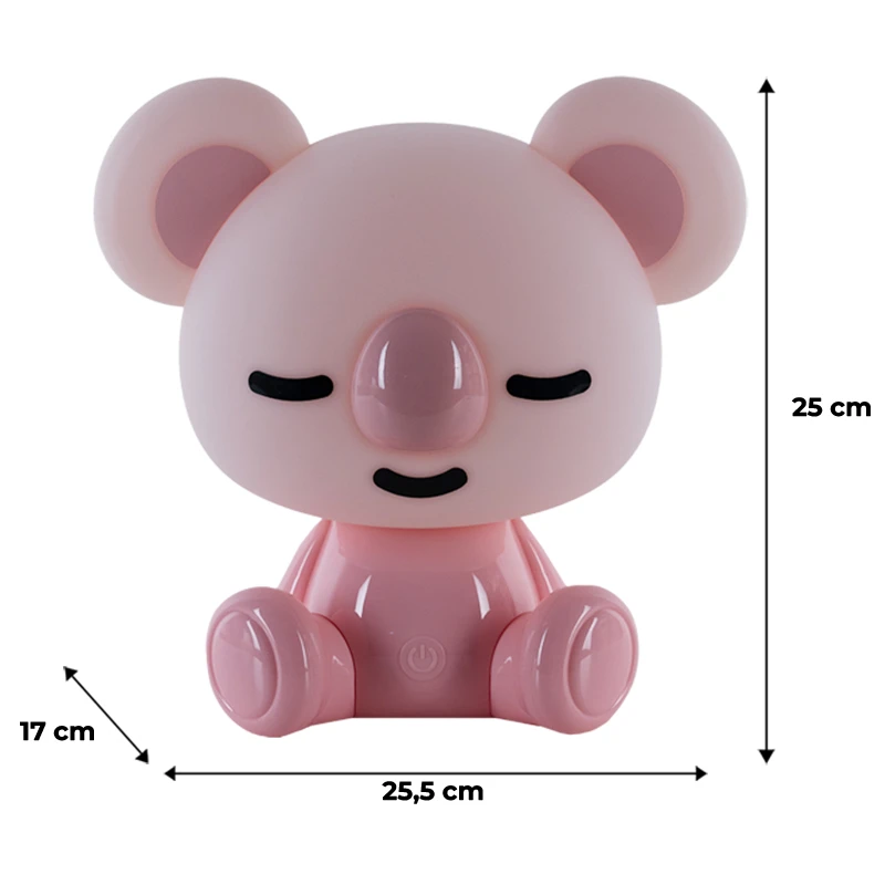 Світильник-нічник LED з акумулятором Koala, рожевий, K24-491-2-2 2