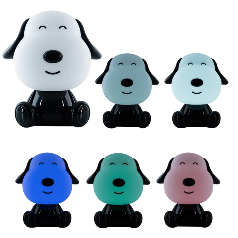Світильник-нічник LED з акумулятором Doggy, чорно-білий, K24-491-3-4 3