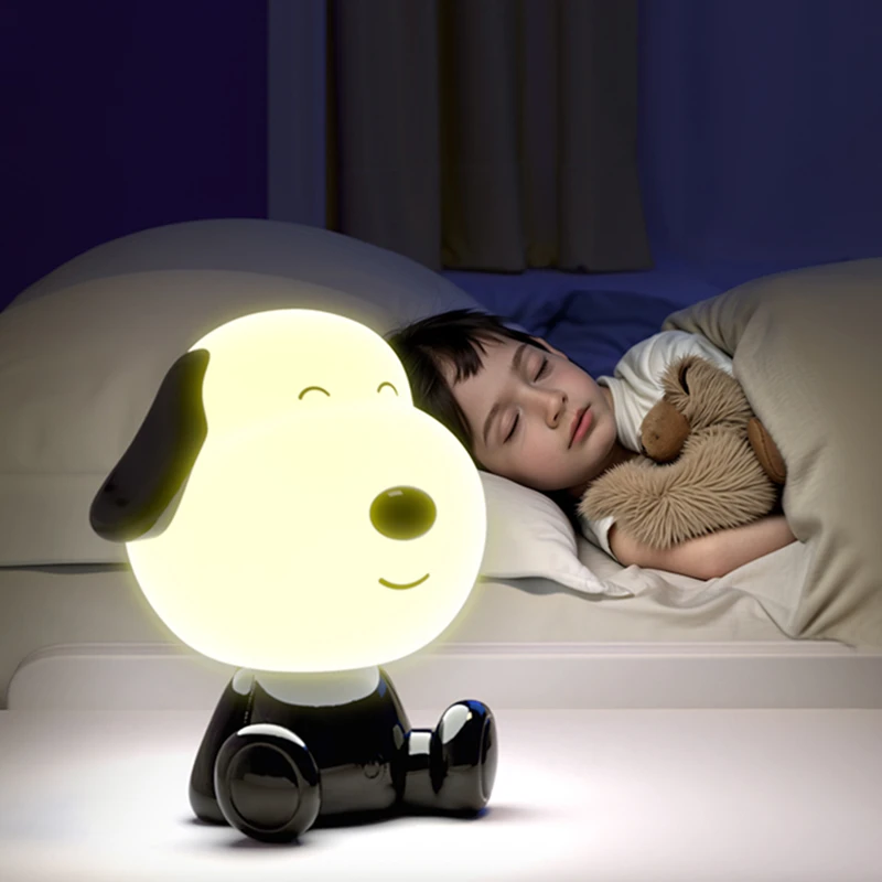 Світильник-нічник LED з акумулятором Doggy, чорно-білий, K24-491-3-4 4