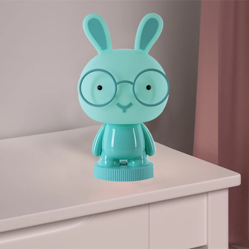 Світильник-нічник LED з акумулятором Bunny, зелений, K24-490-1-4 5