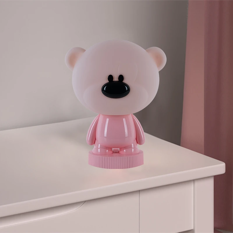 Світильник-нічник LED з акумулятором Bear, рожевий, K24-490-2-2 5