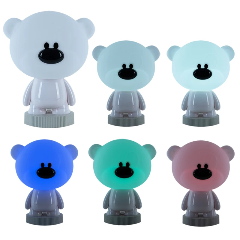 Світильник-нічник LED з акумулятором Bear, білий, K24-490-2-1 4