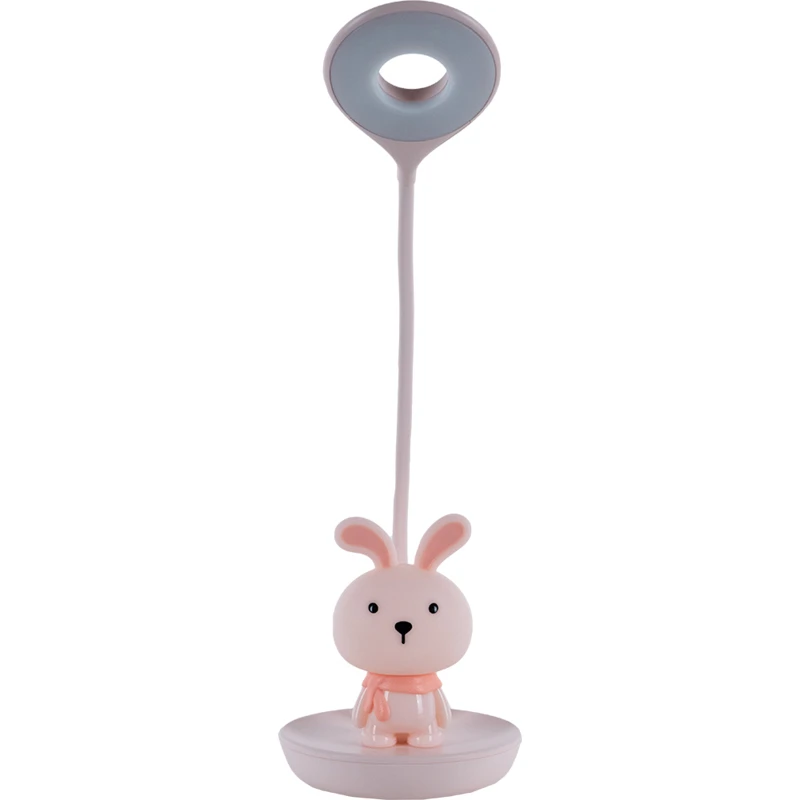 Настільна лампа LED з акумулятором Bunny, рожевий, K24-492-1-2