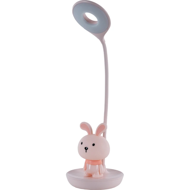 Настільна лампа LED з акумулятором Bunny, рожевий, K24-492-1-2 1