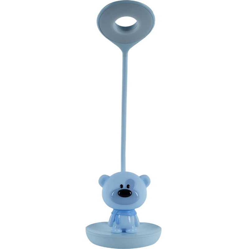 Настільна лампа LED з акумулятором Bear, блакитний, K24-492-2-3