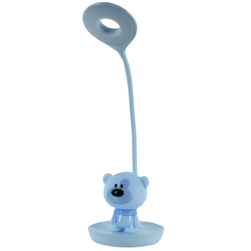 Настільна лампа LED з акумулятором Bear, блакитний, K24-492-2-3 1