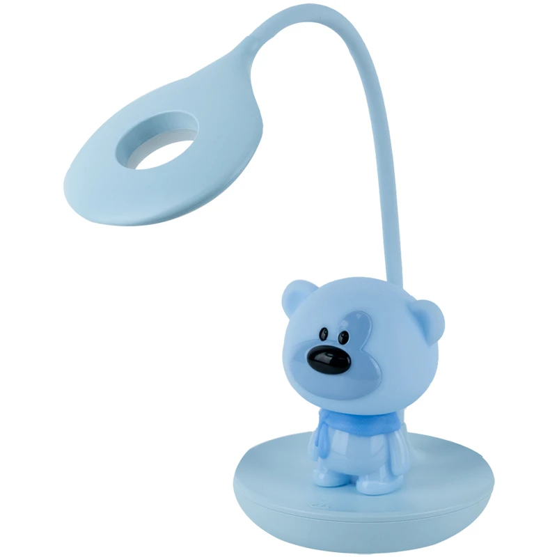 Настільна лампа LED з акумулятором Bear, блакитний, K24-492-2-3 3