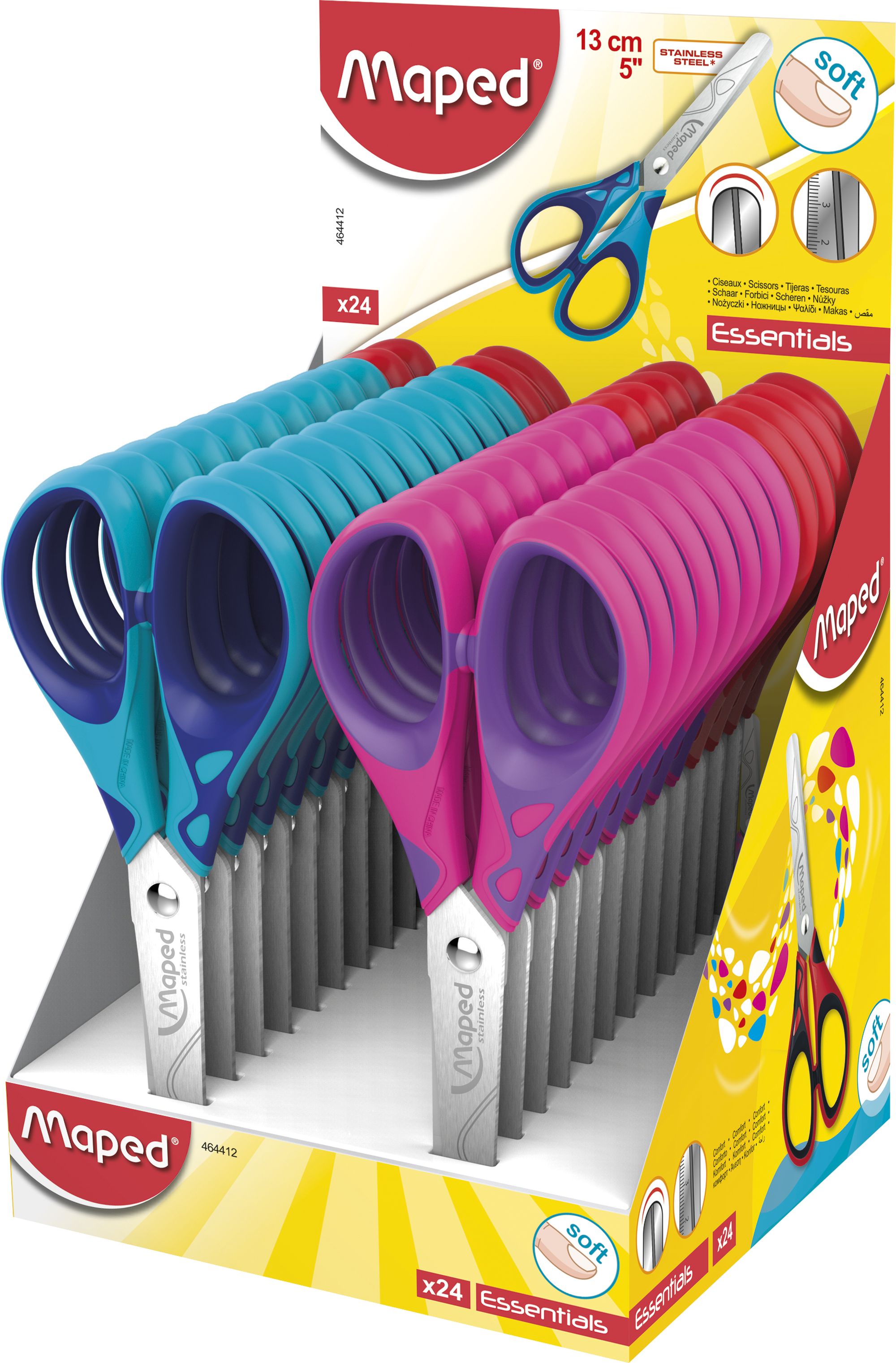 Ножиці дитячі Essentials Soft 130 мм, MP.464412 1