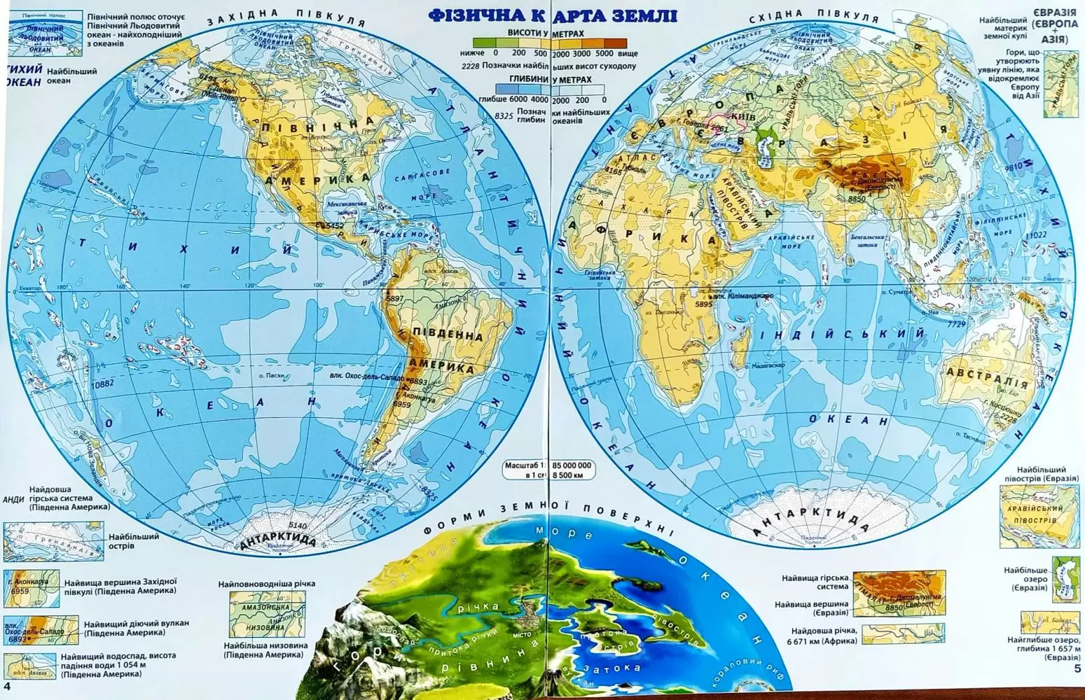 Атлас Географічний. Природознавство 3-4 кл. 1