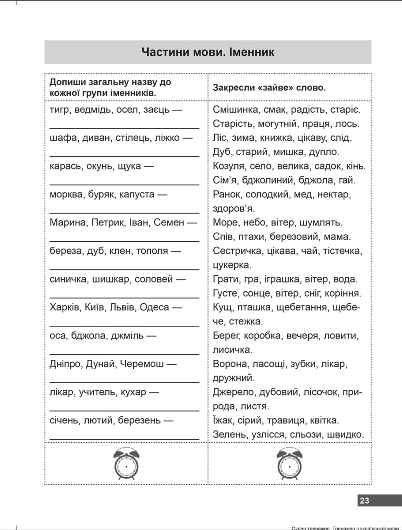 Прописи. "Супертренажер 3 клас. Вправи з української мови" (у), 05702 9