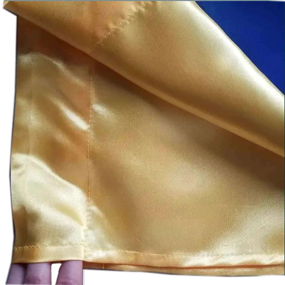 Прапор України 90*60 cм, атласна тканина 2
