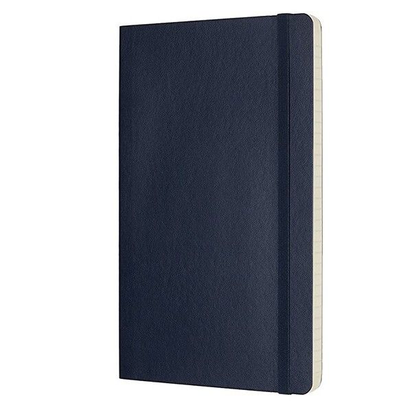 Записник Сапфір м’який середній лінійка, Moleskine Classic, QP616B20 1