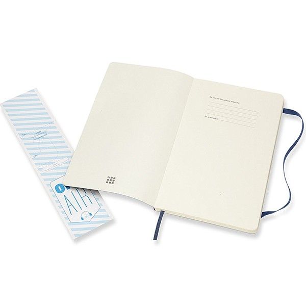 Записник Сапфір м’який середній лінійка, Moleskine Classic, QP616B20 2