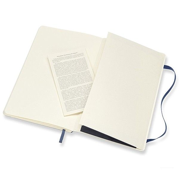 Записник Сапфір м’який середній нелінований, Moleskine Classic, QP618B20F 4
