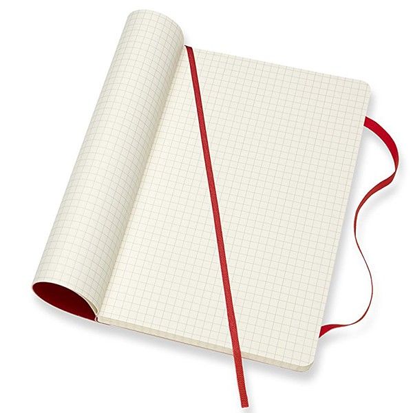 Записник Червоний м’який середній клітинка, Moleskine Classic, QP617F2 3
