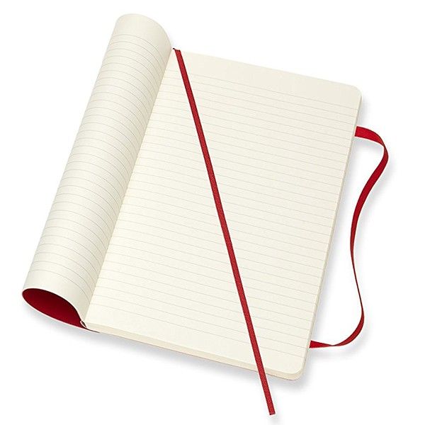 Записник Червоний м’який середній лінійка, Moleskine Classic, QP616F2 3
