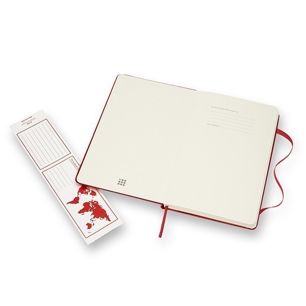 Записник Червоний середній лінійка, Moleskine Classic, QP060RVF 2
