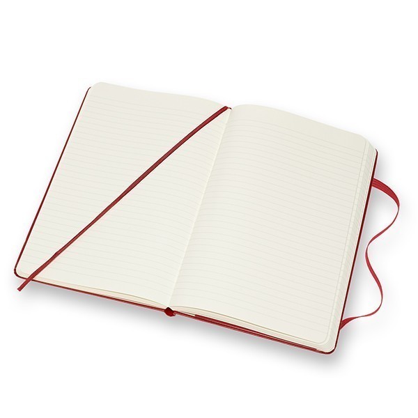 Записник Червоний середній лінійка, Moleskine Classic, QP060RVF 3