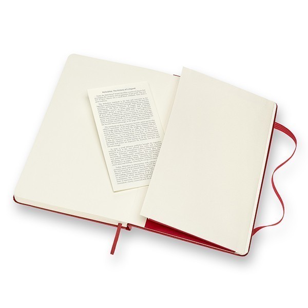 Записник Червоний середній лінійка, Moleskine Classic, QP060RVF 4