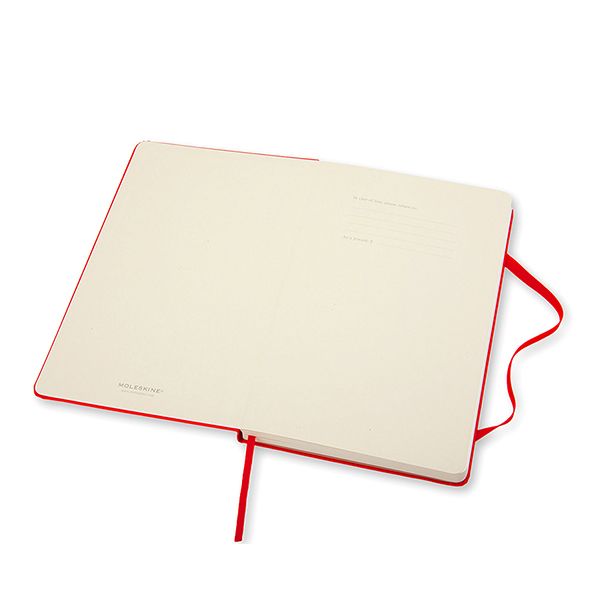 Записник Червоний середній нелінований, Moleskine  Classic, QP062F2F 2
