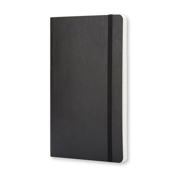 Блокнот Черный мягкий средний клетка, Moleskine Classic, QP617F 1