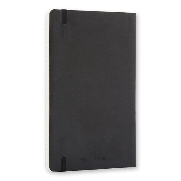 Блокнот Черный мягкий средний клетка, Moleskine Classic, QP617F 5