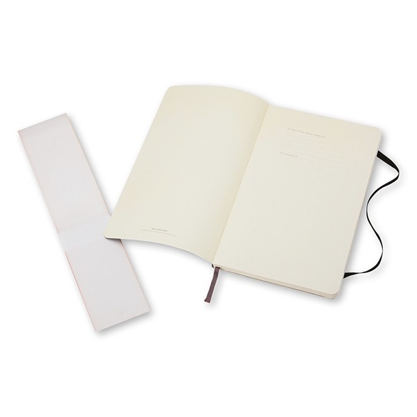 Записник Чорний м’який середній лінійка, Moleskine Classic, QP616F 2