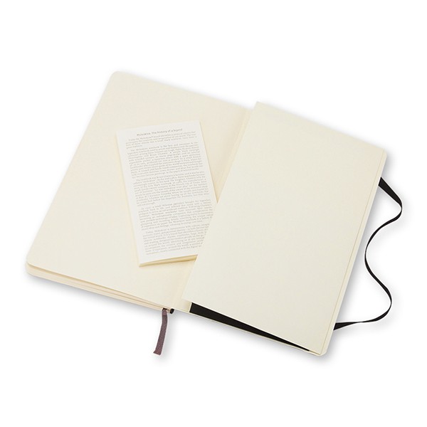 Записник Чорний м’який середній лінійка, Moleskine Classic, QP616F 4