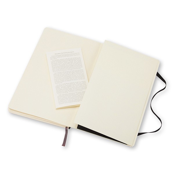 Записник Чорний м’який середній нелінований, Moleskine Classic, QP618F 2