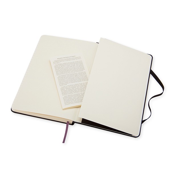 Записник Чорний середній лінійка, Moleskine Classic, QP060F 3