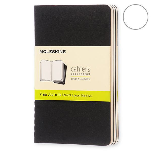 Записник Чорний кишеньк. нелінований, Moleskine Cahier, QP313