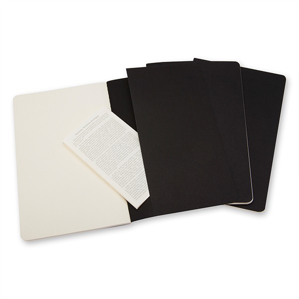 Записник Чорний кишеньк. нелінований, Moleskine Cahier, QP313 2