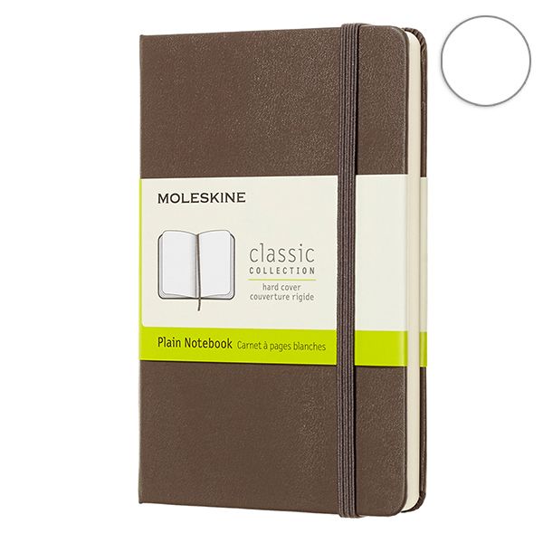 Записник Коричневий середній нелінований, Moleskine Classic, QP062P14