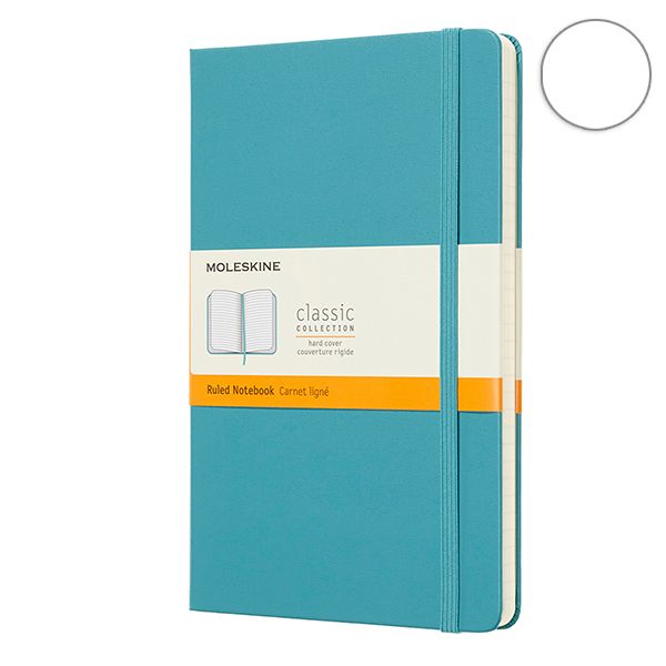 Записник Океанський Синій середній нелінований, Moleskine Classic, QP062B35