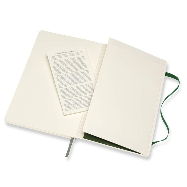 Записник Миртовий Зелений м’який середній клітинка, Moleskine Classic, QP617K15 4
