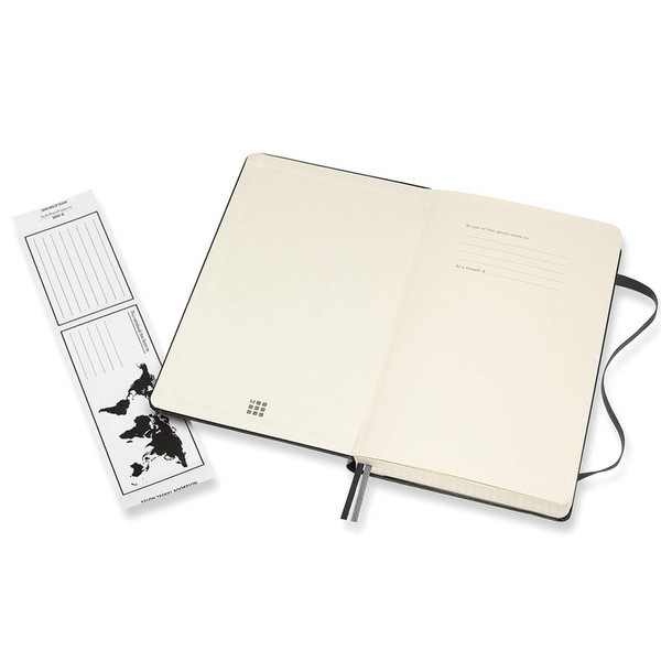 Записник Чорний середній клітинка, Moleskine Classic Expanded, QP061EXP 2