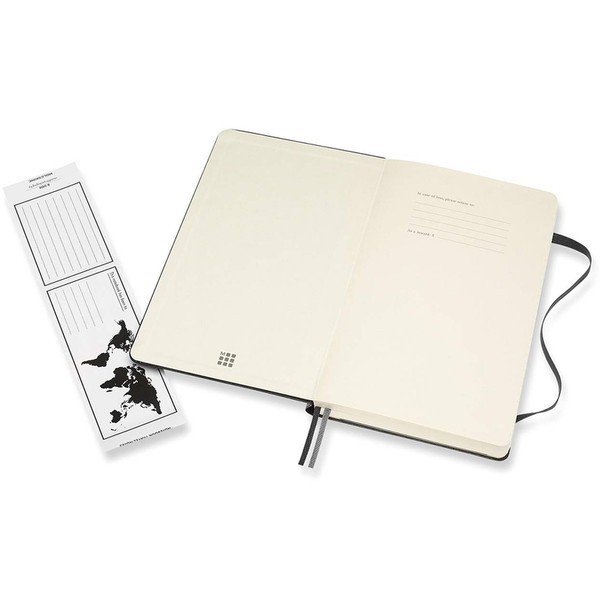 Записник Чорний середній лінійка, Moleskine Classic Expanded, QP060EXP 2