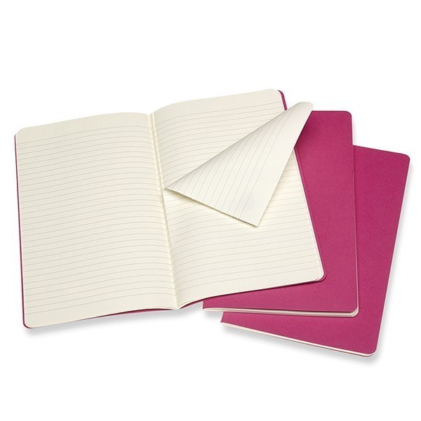 Записник Рожевий кінетичний середній лінійка, Moleskine Cahier, CH016D17 2