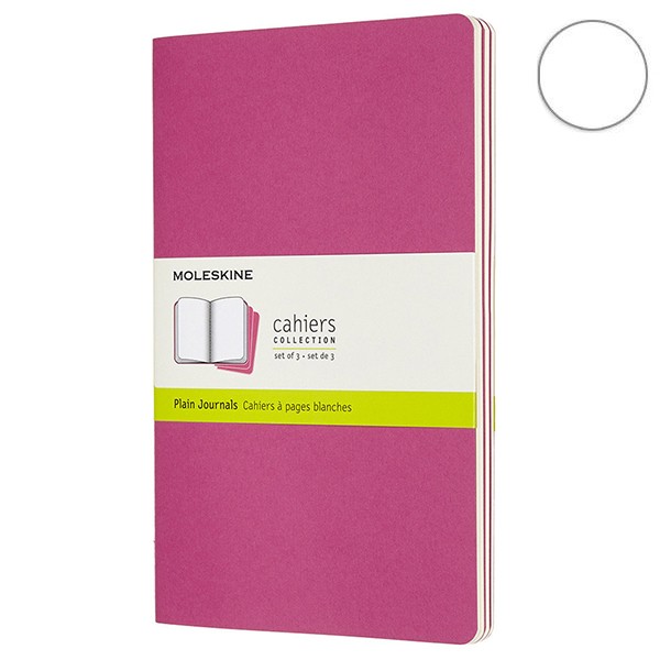 Записник Рожевий кінетичний середній нелінований, Moleskine Cahier, CH018D17