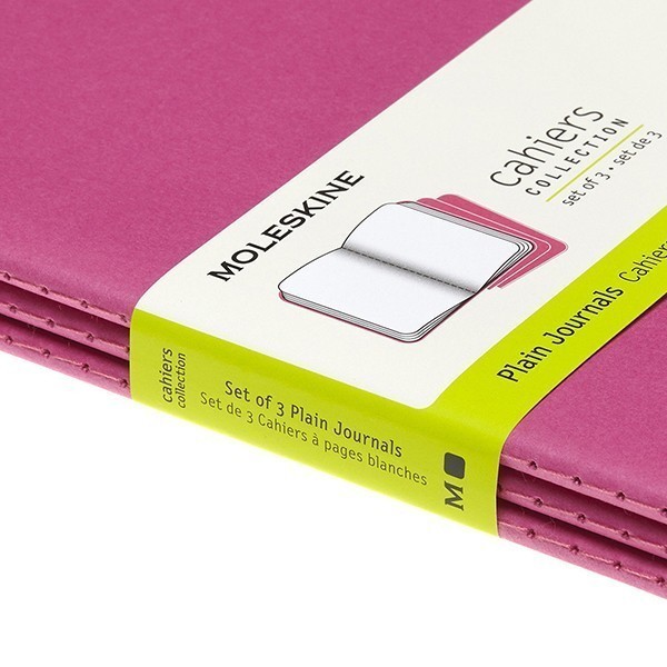 Записник Рожевий кінетичний середній нелінований, Moleskine Cahier, CH018D17 5