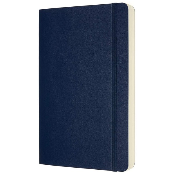 Записник Сапфір м’який середній нелінований, Moleskine Classic Expanded, QP618EXPB20 1